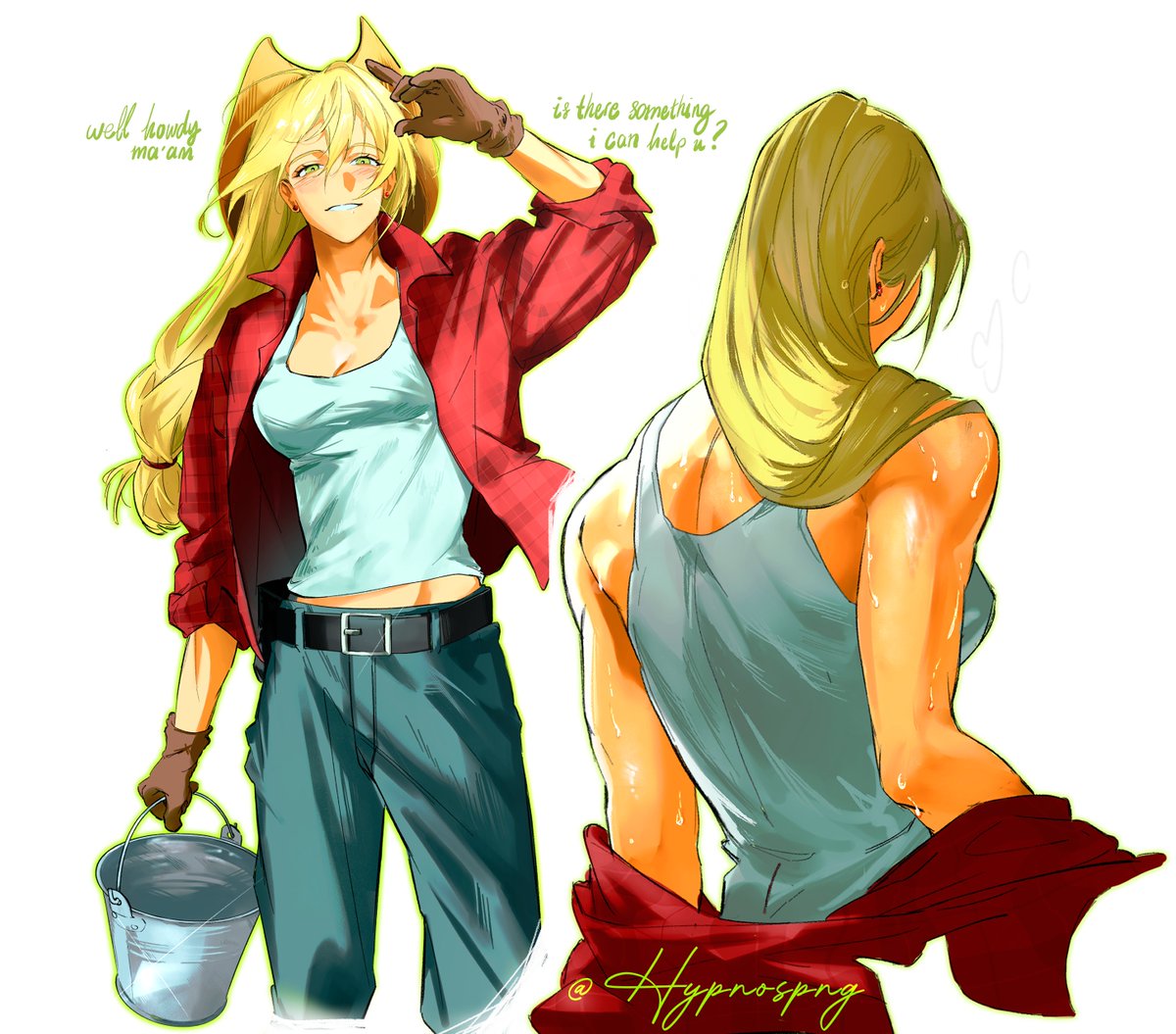 Hypnospng's tweet photo. The only 🍎 I want 
#Applejack #MLP https://t.co/ZUmMc9hm43