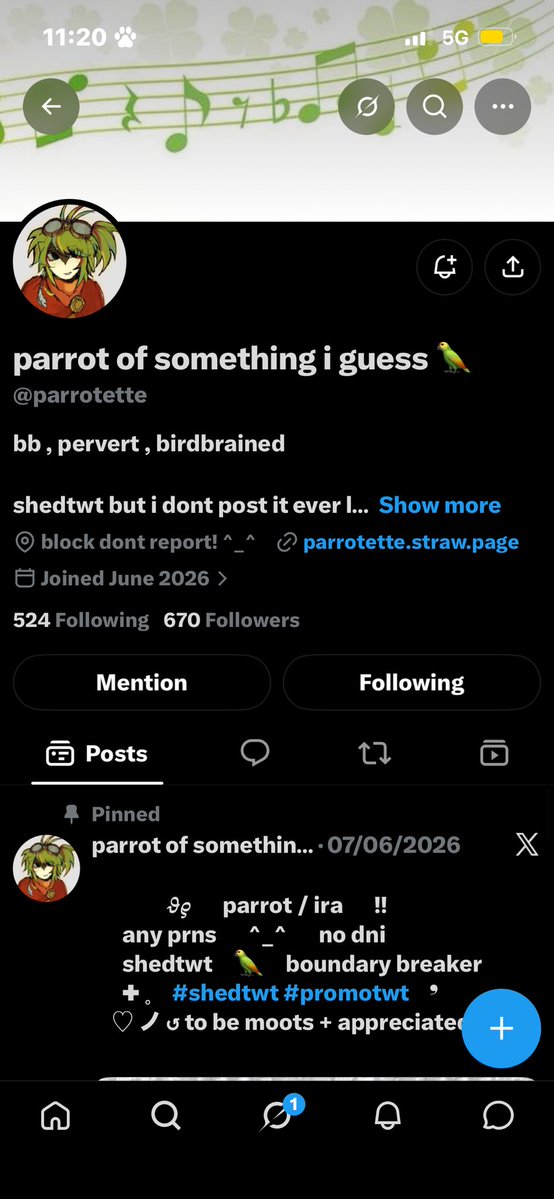 wmmebu's tweet photo. @parrotette followed on my alt👀👀 https://t.co/53fZmD1YVn