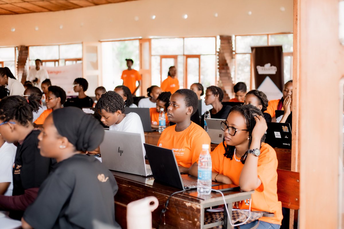 BIUBurundi's tweet photo. 📍💻Happening now: @BIUBurundi is honored to host the 2nd edition of the annual training program introducing #younggirls to #programming, organized by @djangogirls in Burundi. 
#womenintech #djangogirls #BIU https://t.co/m9OPnCy5Ai