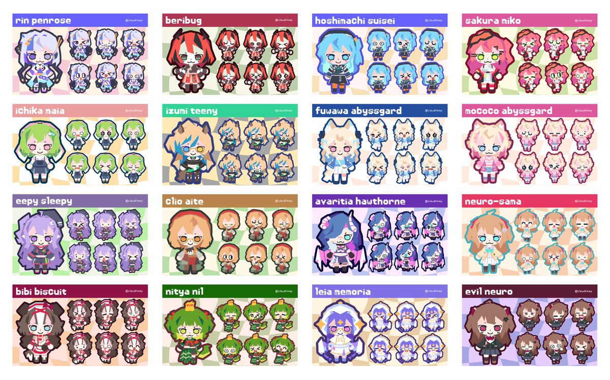 cloudlimey's tweet photo. AFTER MUCH GRINDING here are last minute jumbo sticker sheets i'll have @ offkai!!! 

i love #lowpoly modeling!!!!!!! https://t.co/El2F3MtvyJ