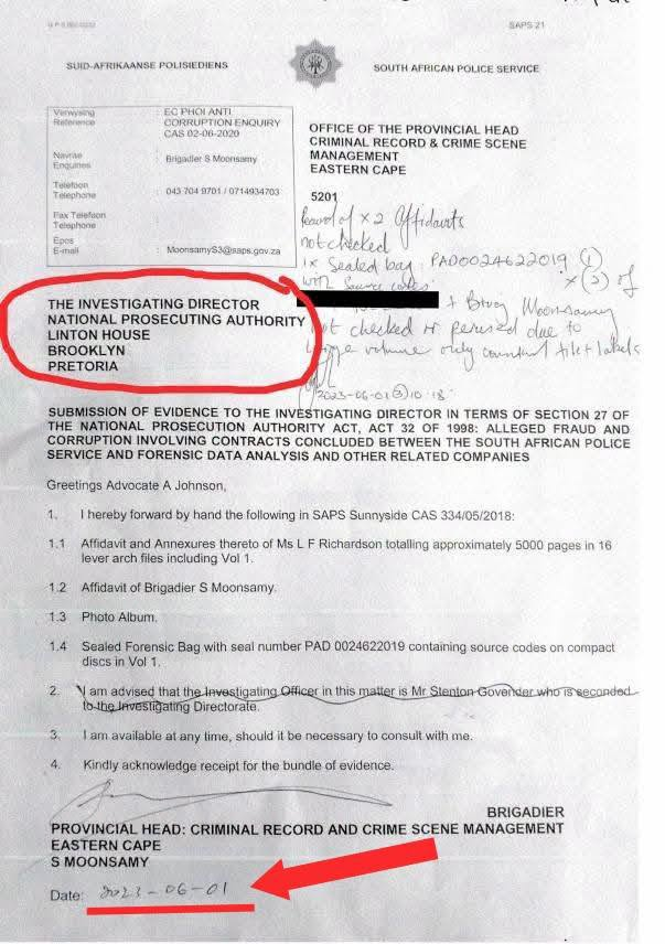 WesternPulse88's tweet photo. PROOF IDAC BOSS ANDREA JOHNSON COVERED UP FOR THE BIGGEST CORRUPTION CARTEL IN SAPS HISTORY:
[PART 1]
While both Andrea Johnson is being exposed at the Madlanga Commission for protecting Major General Feroz Khan, this is proof Andrea Johnson's emails, which reveal that she also covered up for the Keating Cartel.
The Keating Cartel:
The Keating Cartel is the biggest corruption cartel in SAPS history. Keith Keating owns the SAPS Firearms Permit System, the SAPS Organized Crime Intelligence System, the SAPS Forensic Evidence Data Base & the SAPS Fingerprint Data Base System.
Without these software systems, SAPS can't operate so Keith Keating owns the SAPS, & he's used these software systems to loot over R50 billion from the SAPS over the past 20 years.
The Proof:
The first email posted here shows that a whistle-blower emailed Andrea Johnson on the 1st of September 2023, to tell Andrea Johnson that Brigadier Sandragesan Moonsamy the Provincial Head of the SAPS Eastern Cape Criminal Record & Crime Scene Management Office, had come to this whistle-blower's office to commission a fourth affidavit into this case.
In this same email, the whistle-blower states that a previous affidavit in the same case, including attachments proof was delivered to Andrea Johnson's office at Linton House on the 01st of June 2023, & the receipt of this affidavit.
Now check the third picture posted here. This is the receipt of the affidavit sent to Andrea Johnson on the 01st of June 2023, & as everyone can see on the picture of this receipt, it's clearly dated 01 June 2023. And this receipt is addressed straight to the "NPA Director of Investigations", that's Andrea Johnson herself.
Now The Cover Up By Andrea Johnson:
The fourth picture posted here, is Andrea Johnson's email she sent to this whistle-blower dated 03 September 2023. In this email, Andrea Johnson tells this whistle-blower that she will check with her investigators if indeed the affidavit was sent to her offices. But this is strange because the receipt of the affidavit clearly addressed the affidavit directly to Andrea Johnson.
There were many attempts by the whistle-blower to get feedback from Andrea Johnson but went ignored, but check the last picture posted here. It's an automated response email from Andrea Johnson to the whistle-blower, & this email is dated 09 October 2025. This email says that the email was "deleted without being read" by Andrea Johnson.
Now look at the same picture again, the Subject of this email is "Copy of Affidavit", which means after 2 years of trying to get feedback from Andrea Johnson but ignored by Andrea Johnson, the whistle again tried to send Andrea Johnson a copy of the affidavit, but Andrea Johnson just deleted the email without even reading it.
A clear cover up by IDAC boss Andrea Johnson.
Note that this is a 5 thousand page affidavit with all the proof about the biggest corruption cartel in SAPS history that has stolen over R50 billion from the SAPS over the past 20 years, but IDAC boss Andrea Johnson first denied receiving the affidavit but said she will check with her investigators & give feedback to the whistle-blower, but she then ignored the whistle-blower for 2 years, then eventually she just deleted the affidavit without even reading it.
Conclusion:
I've carefully covered all the details of the whistle-blower to protect this whistle-blower but I will be posting more details & more proof of how IDAC boss Andrea Johnson covered up for the Keating Cartel.
All this proof arises from Lt General Mfazi's initial investigation into the Keating Cartel, & this proof has been submitted to the Madlanga Commission.
Part 2 of exposing "Winnie Mandela" from Temu, loading... - Baas Kruger