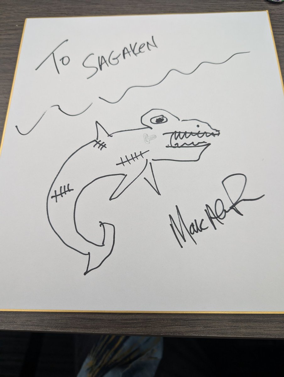 sagakenkougyou's tweet photo. ヒャッホー🦈
ポロニア監督サインゲット！！！🐶 https://t.co/efQ1WV3TCU