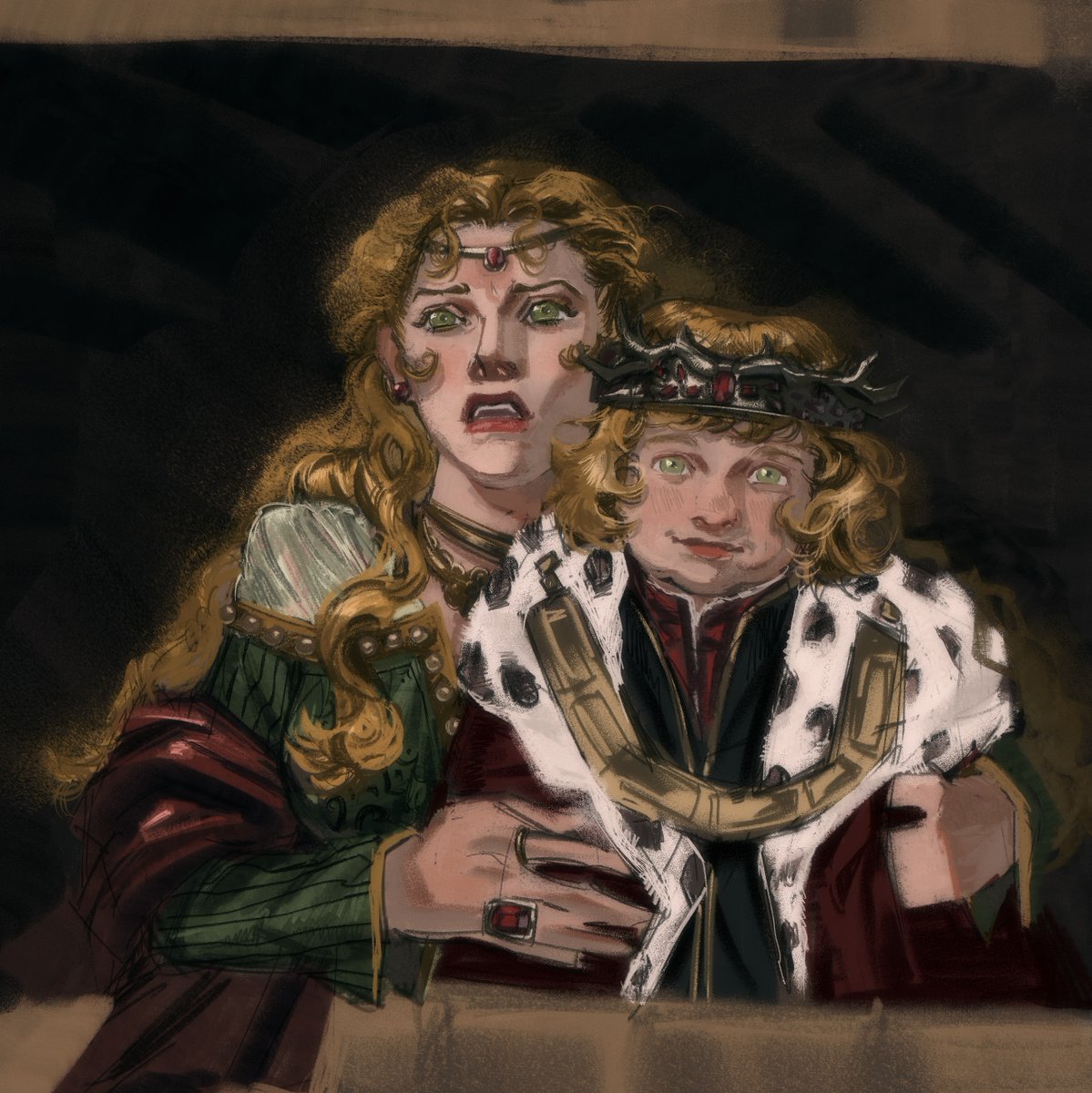 Birby_iam's tweet photo. Cersei and Tommen during his wedding

cersei does something to me I can’t help but love her,, she is so tragic and fun https://t.co/d9zquPVRUl