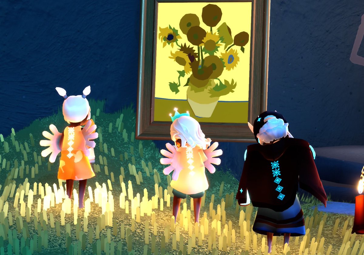 4sno9's tweet photo. #Sky星を紡ぐ子どもたち
#thatskygame
ゴッホのストーリー全部見た
クエストできないぐらい泣いた
切なすぎるだろ！
いいコラボだ！
ヨハンナ！あんたいい女だよ！
テオ！すきだ！！！
みんな好きだ！！
ゴッホの友達の郵便屋さんになってクエストしてきたけど
涙が止まらないよ… https://t.co/jCQ9Eg7saZ