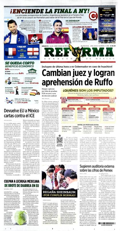 MedialogMX's tweet photo. Reforma https://t.co/jdHi7O4r4j