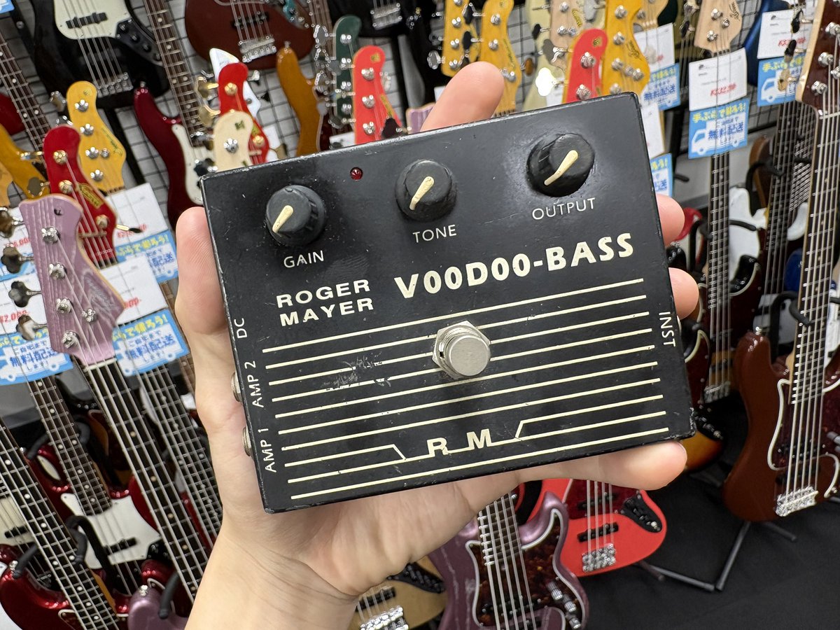 太く荒々しくVOODOO-BASSならではのサウンドです！ このエフェクター