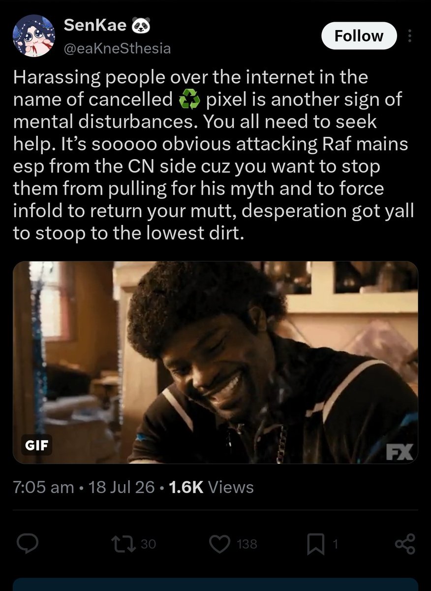 Ggt_SK's tweet photo. Wtf is genuinely wrong with u?Can u fucking stop with those  slurs. U fucking idiot. https://t.co/8A49BvgYsy