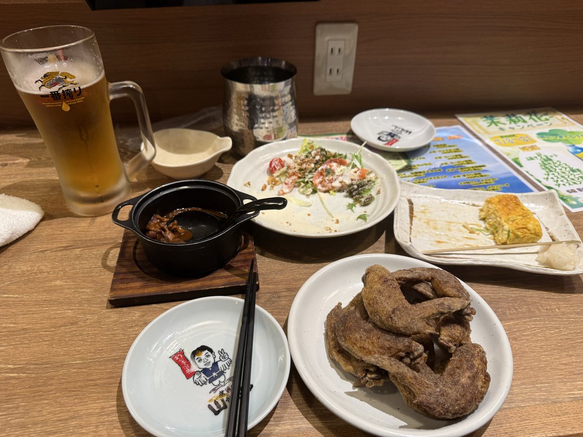 dc944266jk's tweet photo. 今宵いつものぼっちドラゴンズ祝勝会

開催中🐥世界の山ちゃん✨✨

今夜は日帰りなので地元へ帰ります🚄 https://t.co/DqgYFntUyR