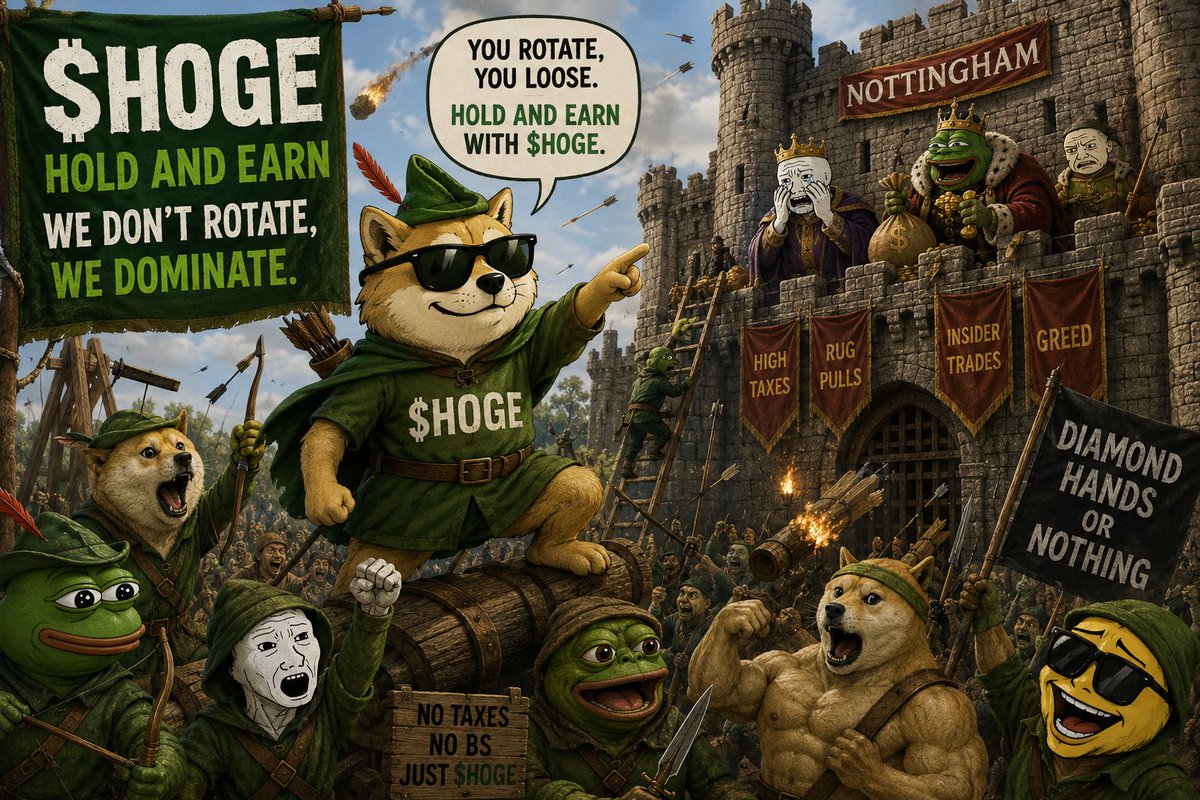 HOGE_RH's tweet photo. Robinhood Chain needs a mascot.

We already have one. 🏹🐕

Rally behind the Hood Doge. Rally behind $HOGE. https://t.co/53zwo8GH1G