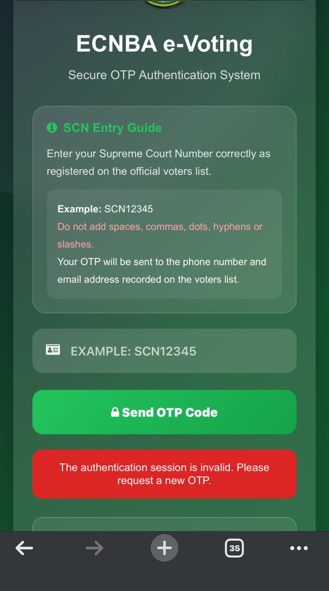 oluchiforeva's tweet photo. Many people are unable to vote due to failure of OTB to authenticate https://t.co/iV54U9Cr8D