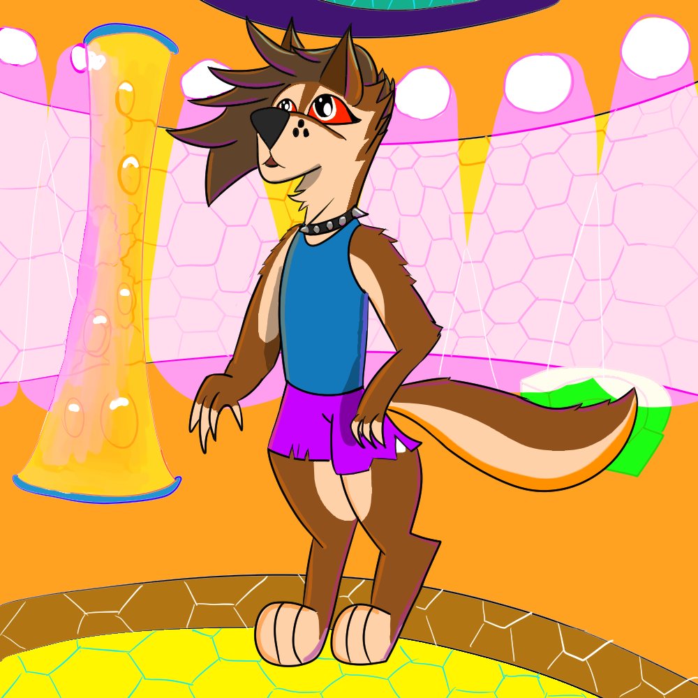 WolfBoiXD's tweet photo. New OC just dropped #furryart #Helllaverse https://t.co/1CP7Zhfg4P