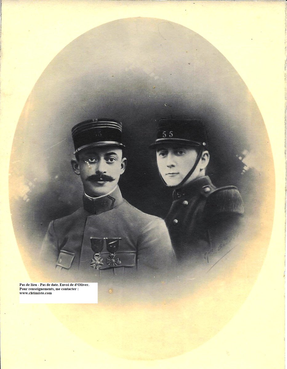 Le_Chtimiste's tweet photo. 2 hommes du 55ème régiment d'infanterie - Des frères ?- Merci à Oliver. #Chtimiste #55eRI https://t.co/oIFz0sRG6u
