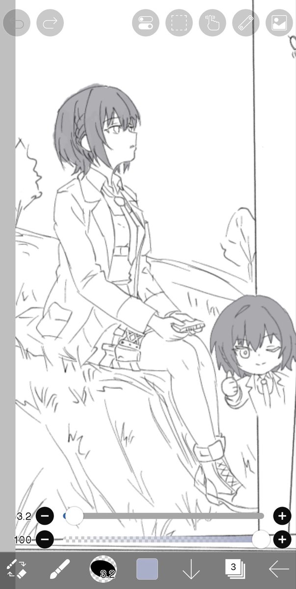 もちです¨̮ )/ wip! ですの〜！🙌