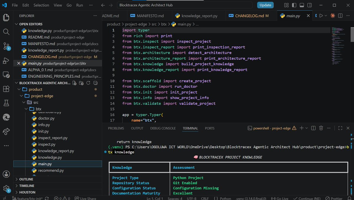 hadekunex's tweet photo. An AI-native engineering platform that inspects software projects, reasons about engineering quality, and produces actionable engineering knowledge—not just file statistics.

Today it can:

• Assess engineering maturity
• Calculate project health https://t.co/NIfLL1L3t5