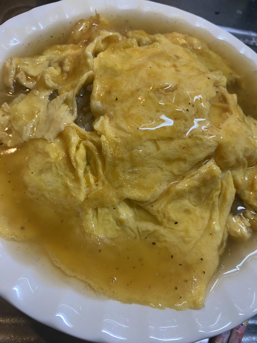 sakanatoon's tweet photo. 天津飯の卵ミスっちゃったけどエビマヨめちゃくちゃいい出来
味はどっちも美味い https://t.co/NA154vh2pM