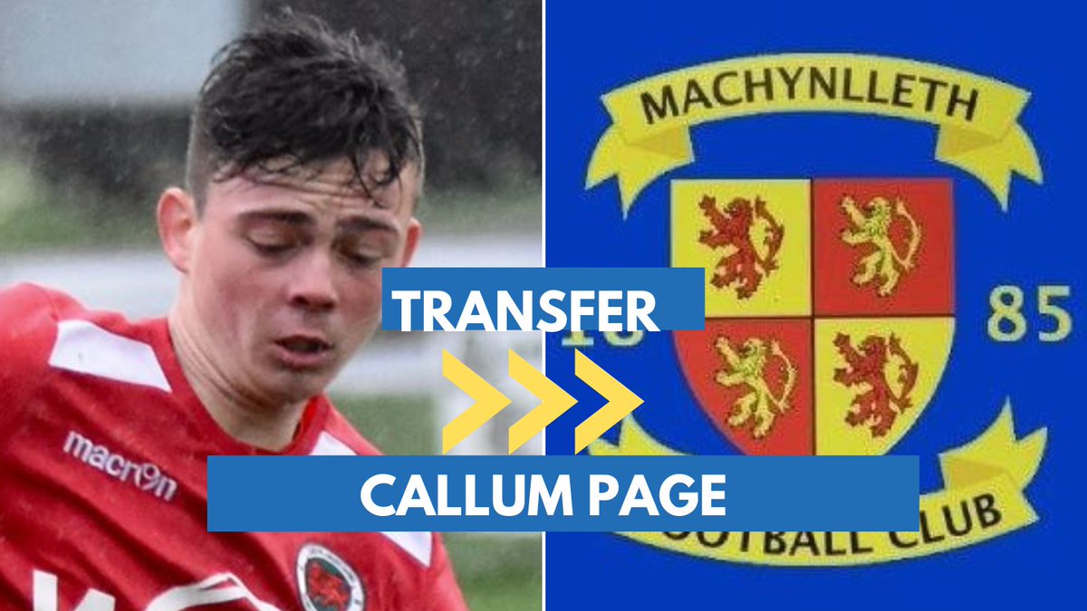 CTSport's tweet photo. Transfer: Callum Page has joined @MMPestateagents Central Wales League club @MachynllethFC from @CymruLeagues club @caerswsfc https://t.co/GcIj93dKP4