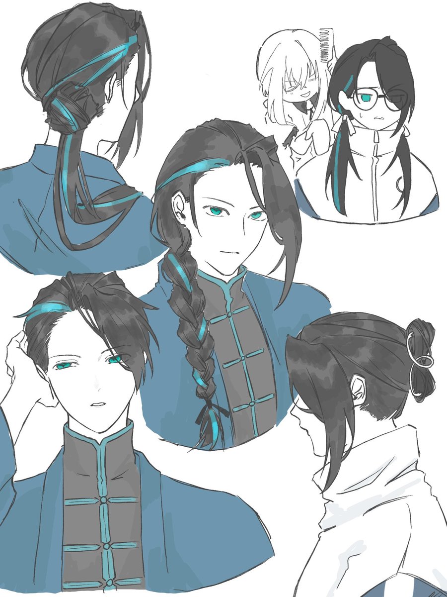 uriuriart's tweet photo. #刀剣乱舞FA 
波平さんのヘアアレンジ詰め https://t.co/wd9U5uuXpG