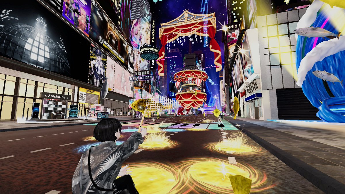 endo_tos's tweet photo. 今年の #Vket2026Summer の #Vket焼津市 ブースは網で魚取りゲームだった🐡
結構たくさん湧いてくるから爽快感あっておもしろかった🐱🐶
#さくカイ https://t.co/BwWskJ4iqv