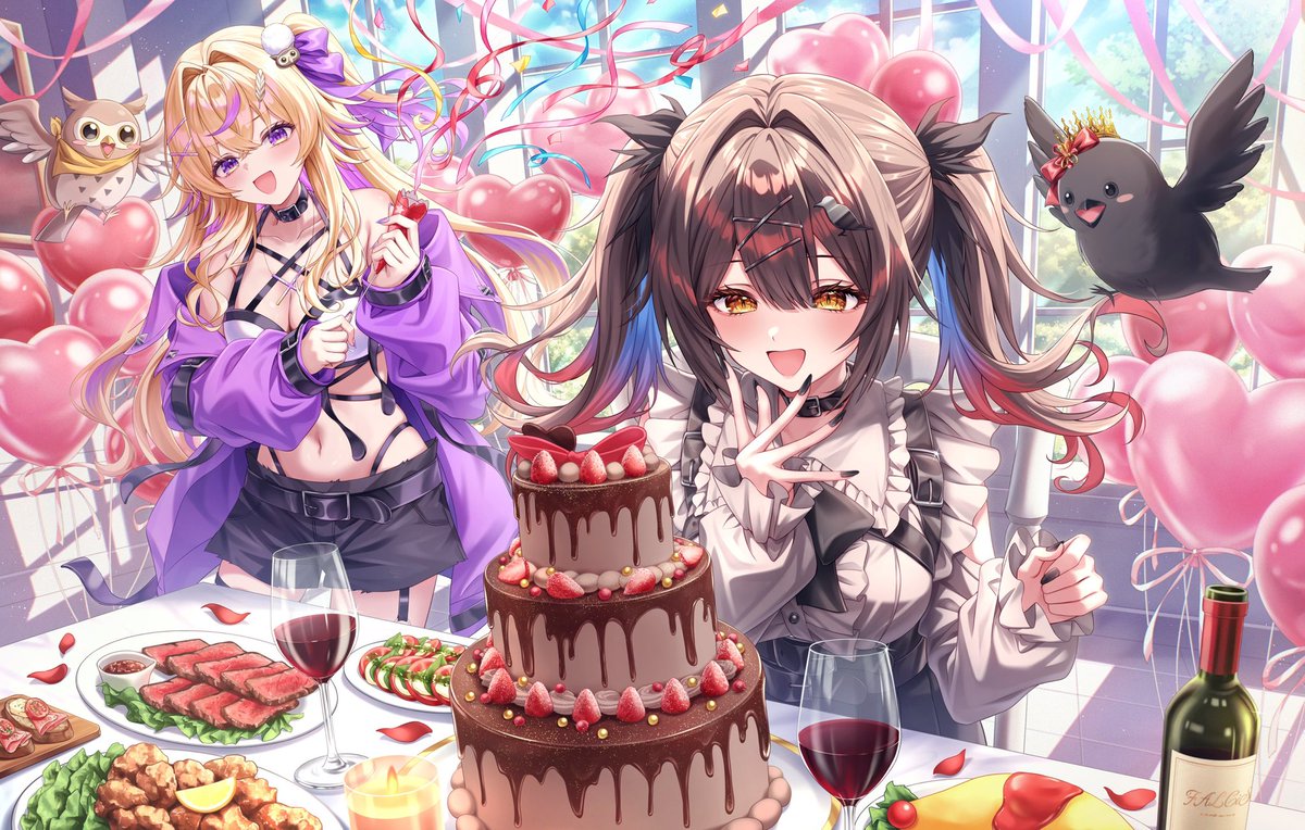 izana_yatahime's tweet photo. 🐦‍⬛このポストが流れてきた方へ⚔️

୨୧———🎂 Birthday 🎂 ———୨୧

本日7月18日、誕生日を迎えました🎉

୨୧—————꒰ঌ·❤︎·໒꒱—————୨୧

こうして今日を迎えられたのは、いつも応援してくれるみんなのおかげです🫶✨

そして今日は…

同期のいろなにもお祝いしてもらったよ🎁💕

よかったら❤️いいね♻️RP💬「おめでとう」の一言

どれかひとつでも反応してもらえたら、
最高の誕生日プレゼントになります🎂🎊

これからも八咫姫いざなをよろしくね🐦‍⬛⚔️
