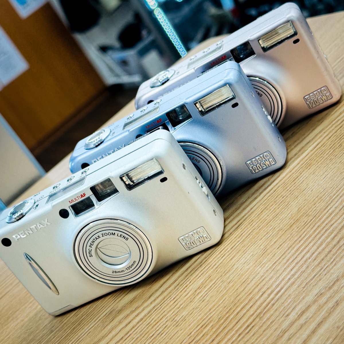 Great cameras available. PENTAX ESPIO 120SW II A compact film
