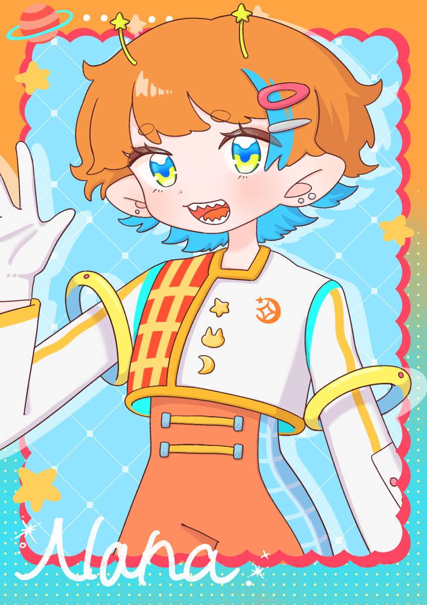 mumuta1211's tweet photo. 🪐⭐️🎀
#OC #illustration https://t.co/8GKV7fN8Nr