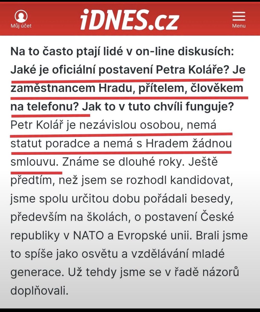 obcancz's tweet photo. @PetrHolec @prezidentpavel @PetrKol15555896 Lhát je na Hradě normální …
PS: Petr Kolář vystudovaný v oboru folkloristika , dnes odborník a diplomat…po roce 89 bylo možné  ledacos …proto máme dnes tohle …. https://t.co/jXXQfbzcBP