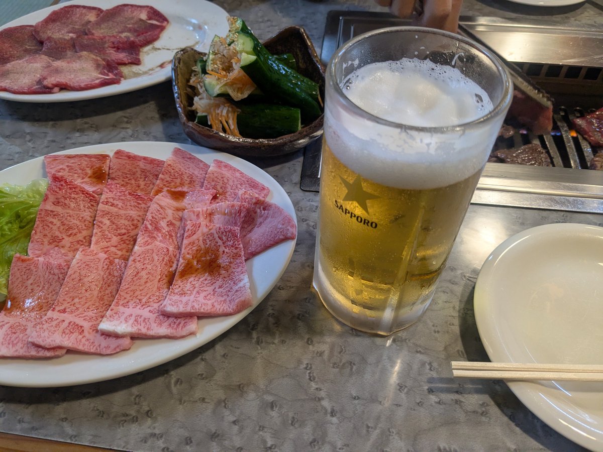 mamerock___'s tweet photo. ヤキフェスいつかはの心で焼き肉、、 https://t.co/7bZq7OyvA9