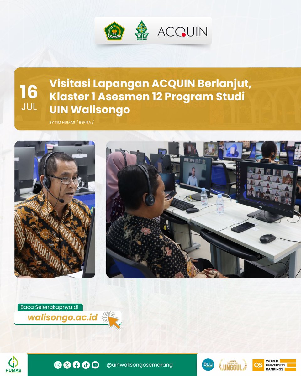UinWSofficial's tweet photo. ACQUIN REPORTS
Accreditation Cluster 1

#acquininternational
#uinwalisongosemarang https://t.co/9489Mt38qe