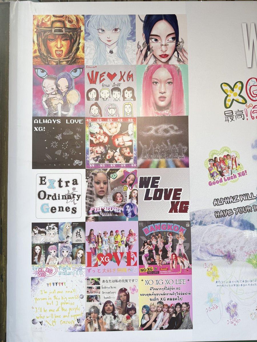 taco_alphaz's tweet photo. 徘徊してたら見つけたよ🤍💛🩵💜🧡❤️💚
かわいい🥹🫶

#XG_WorldTour_THECORE_BANGKOK https://t.co/9KulCI0Fcy