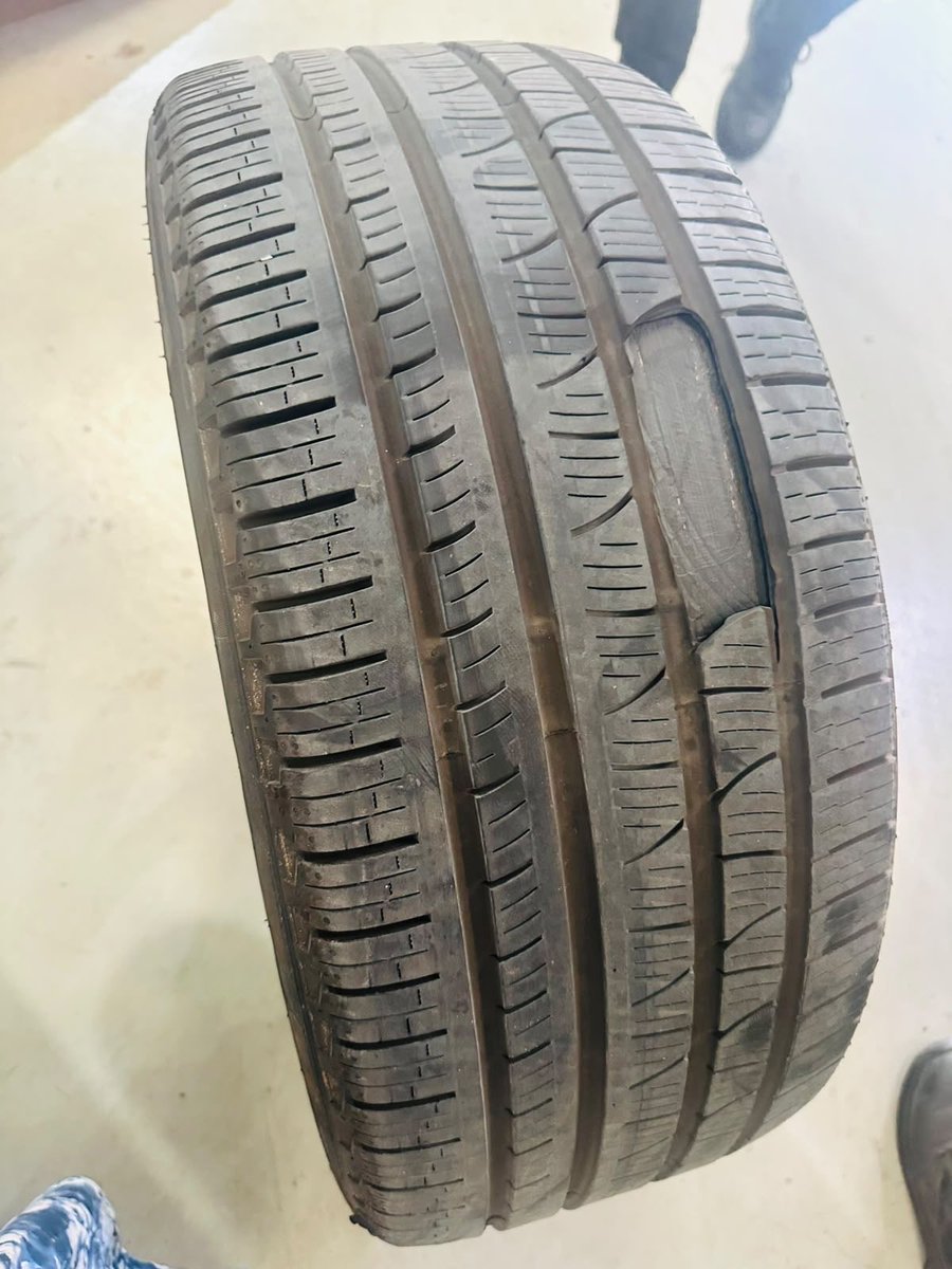 macmaddy1981's tweet photo. @Pirelli hi team, I changed my tyre last year and got flat tyre today due to manufacturing’s defect … don’t expect this with this brand https://t.co/G311bj4yKd
