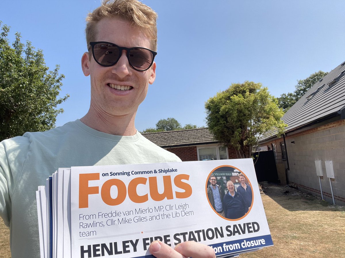 cllrmikegiles's tweet photo. Lovely day for delivering around Shiplake. Positive feedback on the door about @fivanmierlo &amp; local Lib Dems @LibDemsOxon https://t.co/8DWHuCmHIk