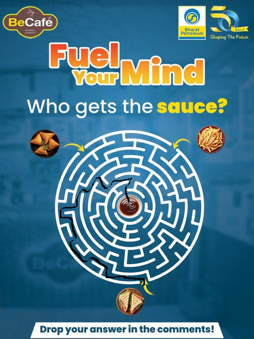 Joys_World's tweet photo. @BPCLimited Sandwich
#FuelYourMind #MazeChallenge #BeCafe #BrainTeaser #BPCL @BPCLimited  
join  
@Lodha744Lodha
@shanukhan065
@Balaarmy13
@childfree_agent https://t.co/gmIyidaOyF