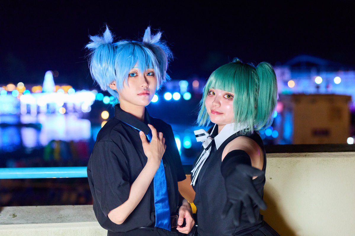 shitos_cos's tweet photo. ＜cosplay＞
暗殺教室

潮田渚🩵＆茅野カエデ💚

photo：椎名さん(@seenawataru )

#ラグコス #ラグコス2026 https://t.co/Y0sDGGoZY4