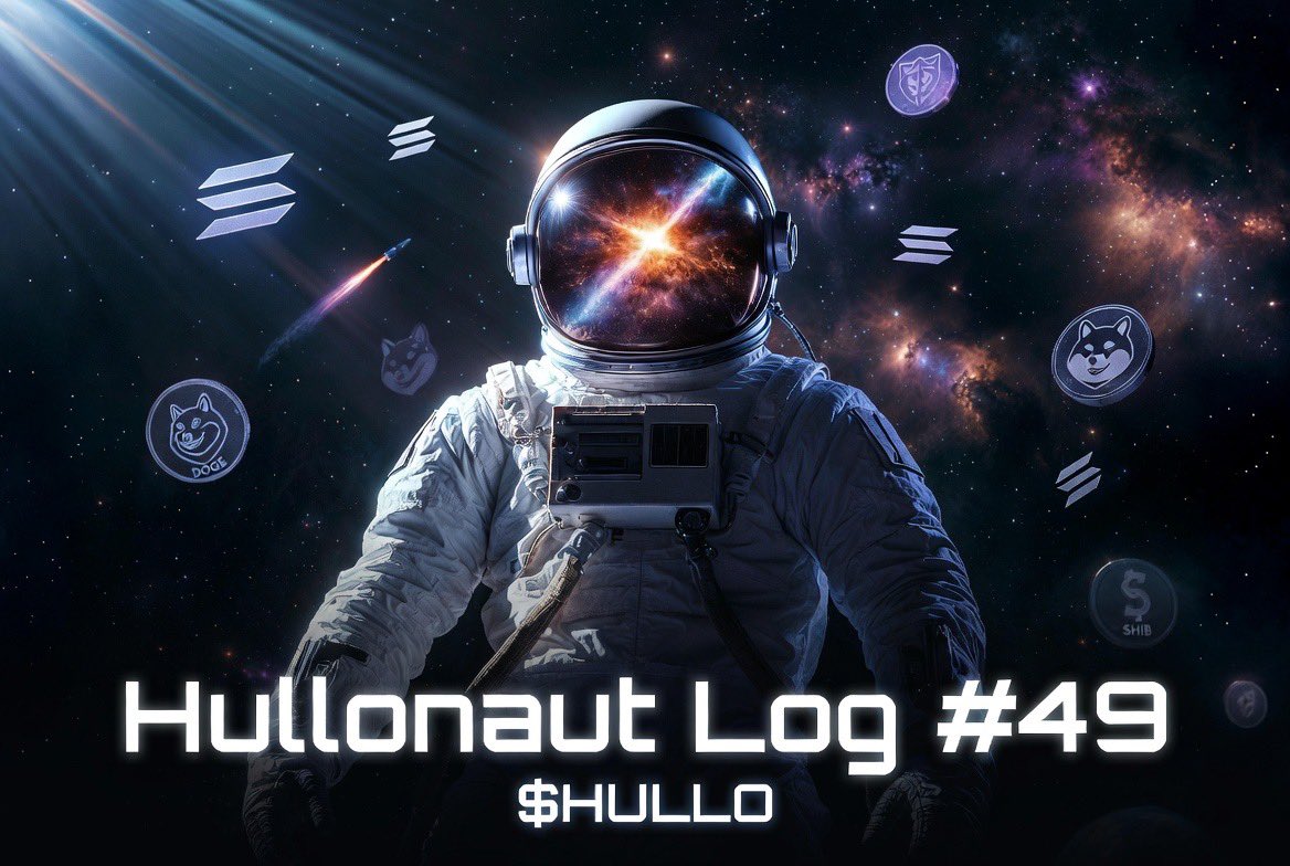 ElmoTinnyWale's tweet photo. 🚀 Hullonaut Log #49
Wipeout survivor still drifting. Locked onto Solana, Building the next supernova. Pure chaos, lore &amp; diamond hands only. $HULLO

CA: BXPZtpTVTUpUgEoU2YFvELSqfMkzzqe3yabprYxjpump

Suit up or watch from Earth. You in? 🌌

#Hullonauts #HULLO https://t.co/ObwDcaBiJO