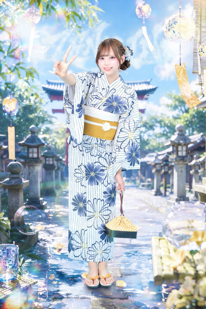 TENRIN_official's tweet photo. 🎐TENRIN浴衣visual🎐
￣￣￣￣￣￣￣￣￣￣￣￣
甘音ゆあ💛
╭━━━━━━━━━╮
あんず飴100個買って！
╰━ｖ━━━━━━━╯ https://t.co/Z1dgBHhYeO