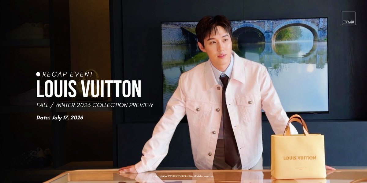 TNPLEEconnect's tweet photo. [Recap] ‘ต่อ ธนภพ’ ร่วมชมคอลเล็กชั่นสุภาพบุรุษ Fall/Winter 2026 ของ Louis Vuitton💼✨

#LouisVuitton #LVMenFW26
#Thanapob_lee #Tnpleeconnect https://t.co/r09iFuM6uZ