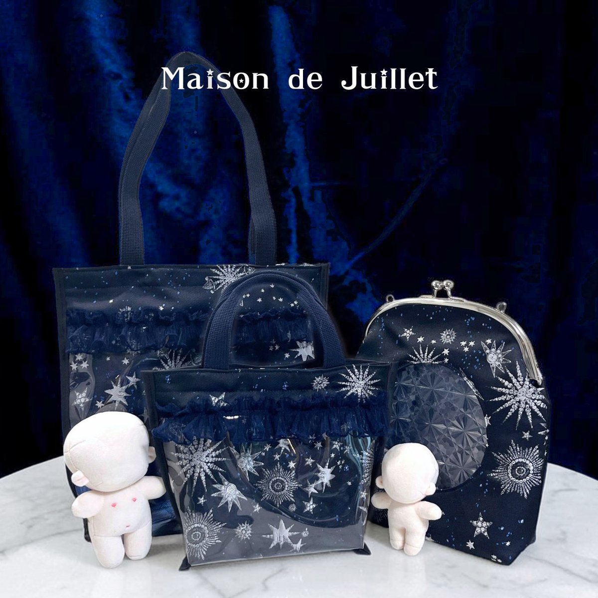 juillet07_info's tweet photo. 【オーダー受付開始のお知らせ】
〜7/26(日)までの期間限定🧸✨
https://t.co/HAEqyeTIVL

ぬいぐるみ入れ専用バッグ
星の旅シリーズ💫
・トートバッグS/M🆕
・がま口🆕
・巾着（再販）

対応サイズ：
Sトート：〜12cmぬい×2体
Mトート/がま口：15cmぬい×2体
巾着：〜15cmぬい×2体

#ぬい活 #ぬい撮り https://t.co/2zf2tLtPhz