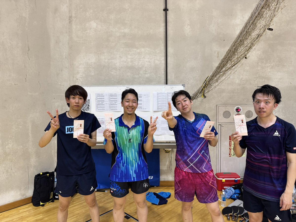 hoilargeball's tweet photo. シングルス入賞の方々！ https://t.co/vyyen681Hn