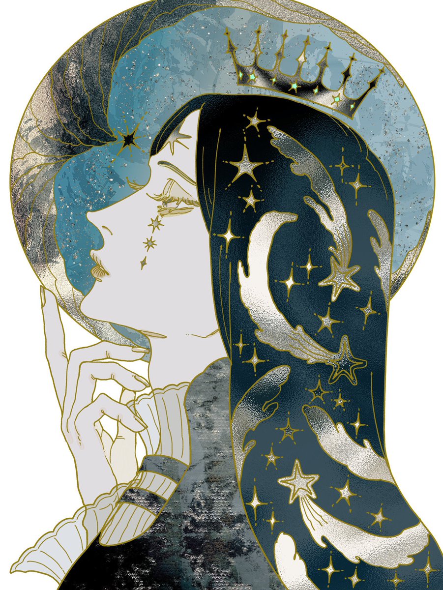 factor8_factor9's tweet photo. #夏の創作クラスタフォロー祭り
#絵柄が好みって人にフォローされたい 
#三連休はフォロワーさんが増えるらしい 

「静かな物語をまとった装飾美」をテーマに描いています。今夜と連休明けにお邪魔します！ https://t.co/YHCJo8Jzrf
