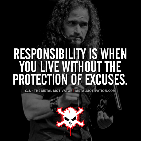 metalmotivation's tweet photo. The mark of maturity is responsibility because responsibility is self-government, and the more you govern yourself the less you rely upon others. It’s how you shift from liability to asset. #MetalUp 👊💀🤘 https://t.co/NGKLJ5FfZi