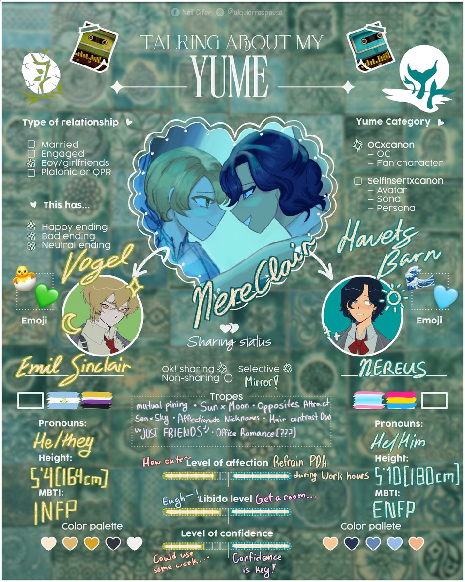 havetsbarn's tweet photo. ꒰ PINNED  🌊🐣꒱

Hello hello .ᐟ.ᐟ  I’m hira/ven! I’m a multifandom oc artist who likes literature and fashion!! 

꒰  #promotwt ,   #moothunt  ꒱

─ they/them ﹒ 18+ꜝ .  ms Sinclair (Rodtis)

 ↳ ♡ or ↻ to be moots 
          
 ꒰ #triguntwt #yumeshipping #limbustwt ꒱ https://t.co/sXXWHEApaw