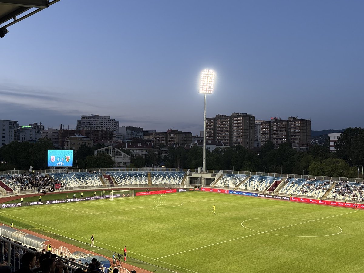 rainerkaesek's tweet photo. Balkanbandentour Europapokalquali Runde 1
#groundhopping #skopje #pristina #fussball https://t.co/1eP89Hq6hI