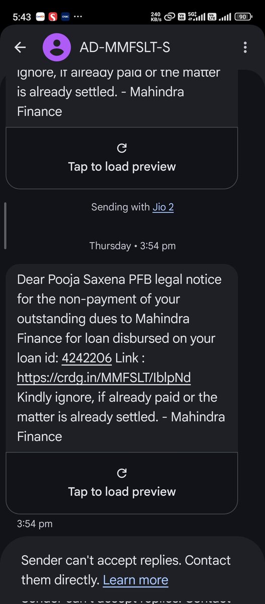 deepak2688's tweet photo. This is the woman who owe you money gave u wrong number and you r harassing me. I own that number since 4 years and I'm not pooja saxena or i do not belong to that state. Your ai calls are constant harrasment. https://t.co/1n43zNbeGN