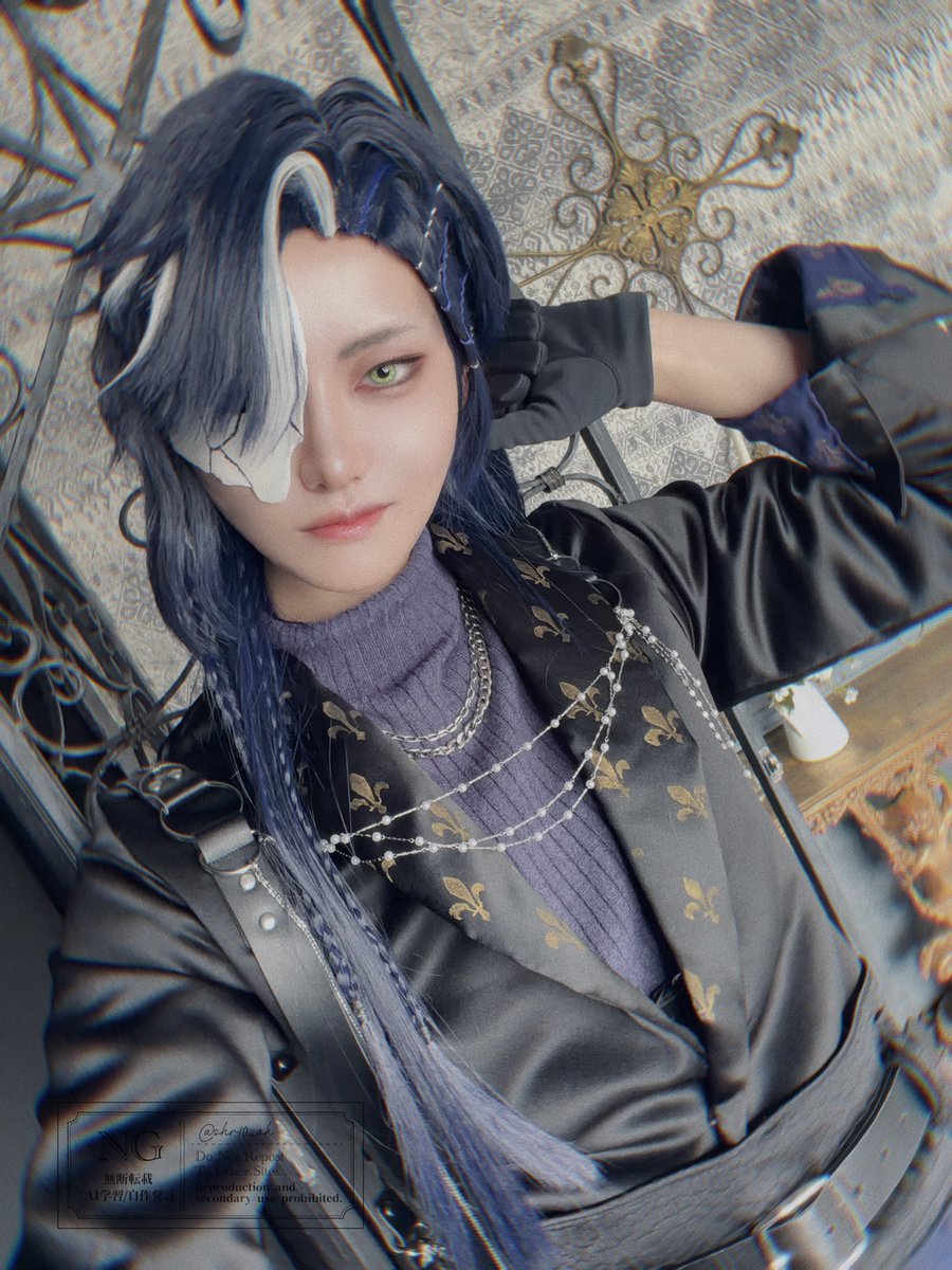 shr10_ak's tweet photo. Cosplay / aknk 
おそくほ〜！一人二役🥀🦾ｱｲﾄﾞﾙ︎︎˖ ࣪⊹
#aknk_cos https://t.co/bKtpV6Qg39