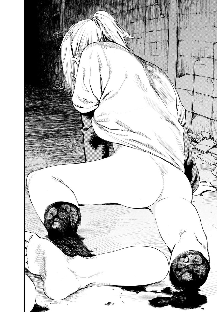 freakonalaesh's tweet photo. obsessed with this page, the shadow work is so good. i love how it feels like a scene directly taken out of a horror flick. https://t.co/DVOX2WC9A5