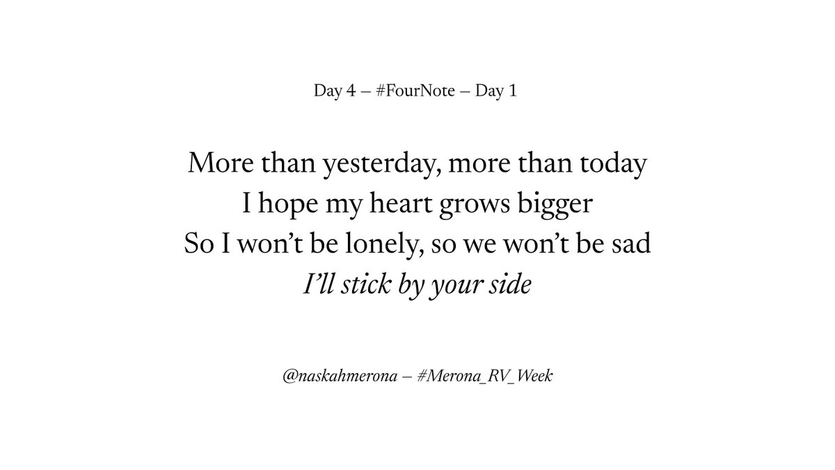 naskahmerona's tweet photo. bagian dari #merona_rv_week
day 4: day 1

#fournote (very) short narrative au
ditulis dalam bahasa indonesia
oleh naskahmerona https://t.co/XmGN5dk9cm