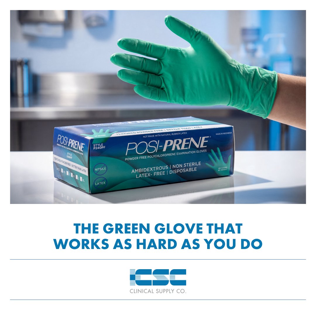clinical_supply's tweet photo. Vibrant Green Posi-Prene® Powder/Latex Free Exam GloveMade of polychloroprene for a soft and stretchable feel without latex or powder.

👉 Shop Posi-Prene® Vibrant Green: Powder/Latex-Free Polychloroprene Exam Gloves here:
https://t.co/qwcIX3yWfB

#ClinicalSupply https://t.co/CWUFchyVVF