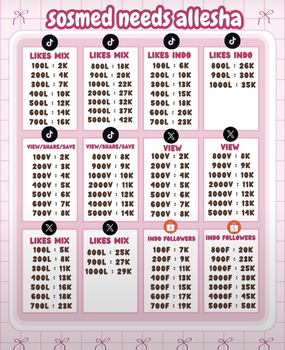 lulicyy's tweet photo. wts jual followers likes views ig tiktok shopee instagram youtube x twitter fast upfoll https://t.co/B1S4oXBFuZ
