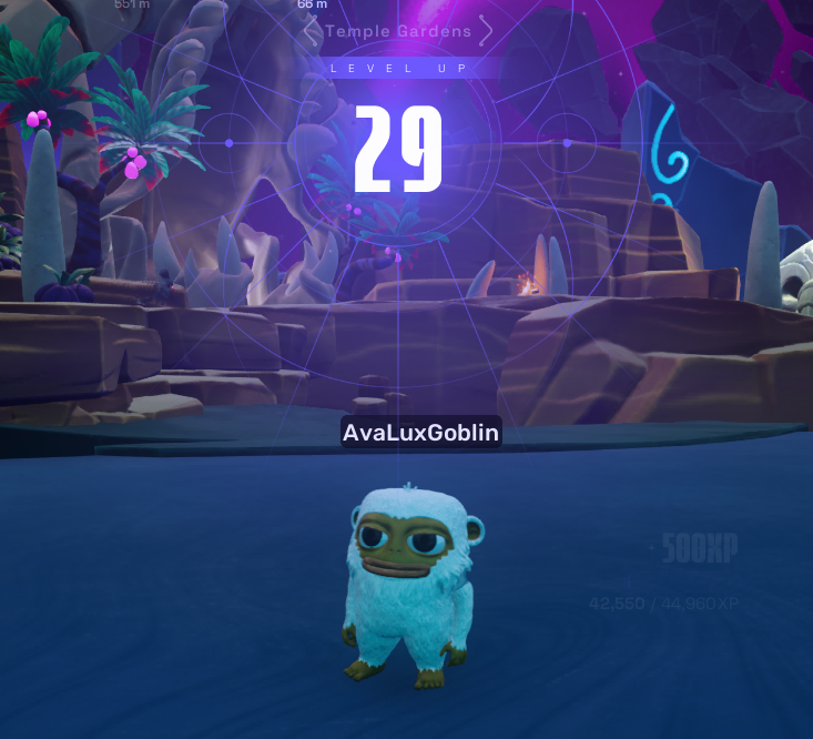 AvaLuxGoblin's tweet photo. Done lvl 29 reached @OthersideMeta ! https://t.co/o6RCJrhcbN