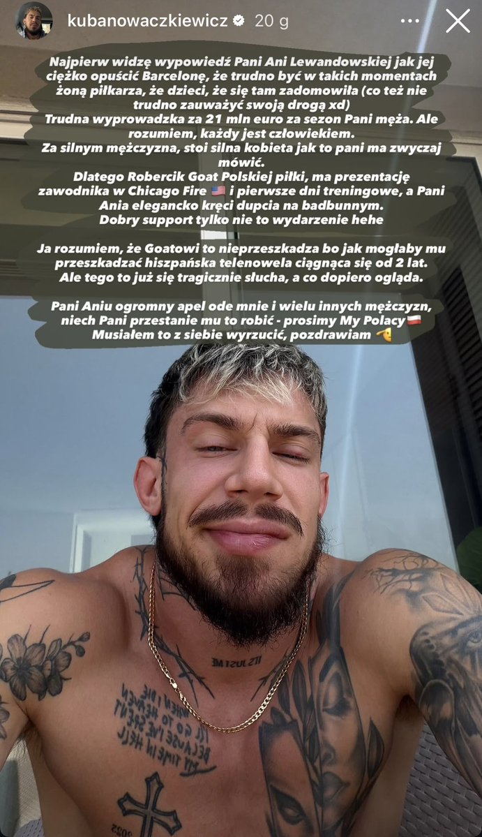 Vyrewolwerowany's tweet photo. 🚨 APEL DO ANNY LEWANDOWSKIEJ 🚨

KOBIETO, OPAMIĘTAJ SIĘ https://t.co/1ZP1v6vIRi